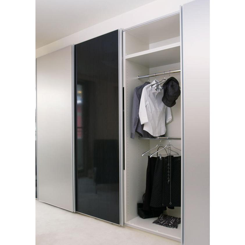 カット0円 クローゼット ハンガーパイプ1m 受け2個セット