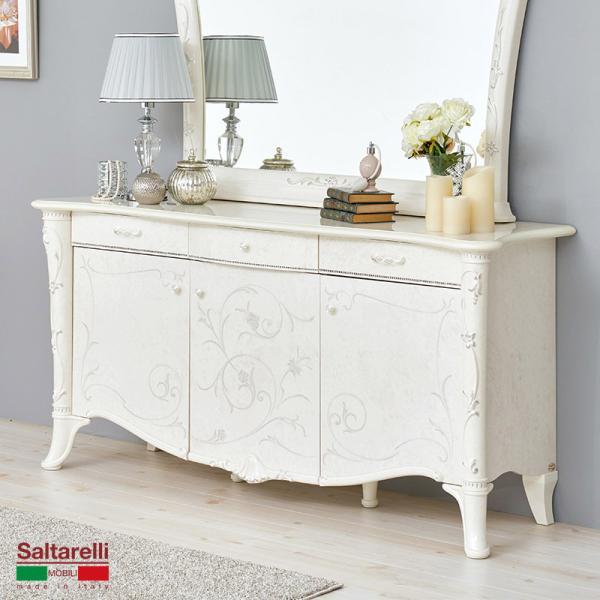 残りわずか 白 おしゃれ 木製 収納 キャビネット アンティーク ジュリエッタ サルタレッリ 輸入家具 イタリア家具 姫系 エレガント アンティーク 171 白 おしゃれ 木製 収納 キャビネット 171 テレビ台 キャビネット Www Solidarite Numerique Fr