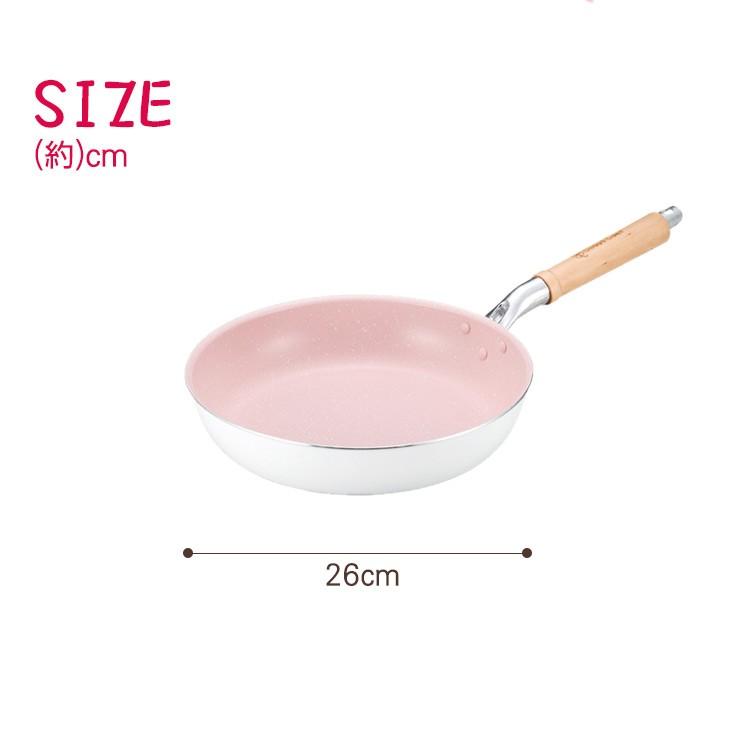 Ih対応 アルミ フライパン フッ素加工 26cm お手入れ 簡単 軽い オシャレ Sweet Leaf スイートリーフ 乙葉 Apd Swl Pm26f 生活空間サイト 家具本舗 通販 Yahoo ショッピング