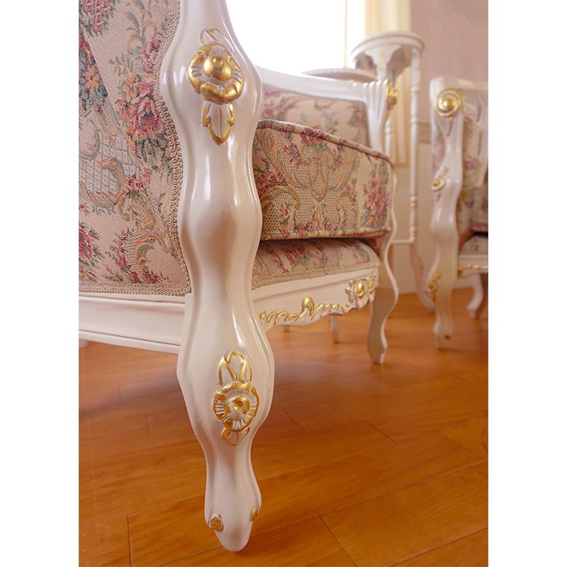 oro bianco 1人掛け1Pサロンソファ202 FabricA マホガニー材使用 oro bianco 1人掛け1Pサロンソファ202 FabricA マホガニー材使用