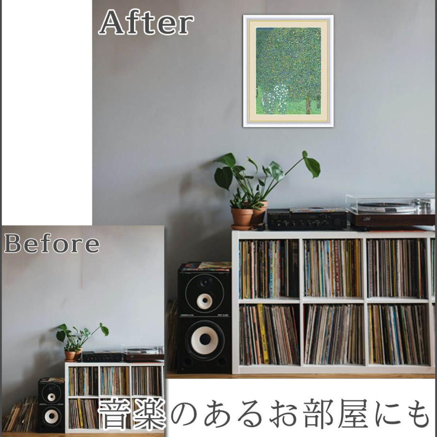 作品 名画 木々の下の薔薇 F6 52*42cm インテリア 有名 壁掛け 北欧 玄関 【修一】 おしゃれ