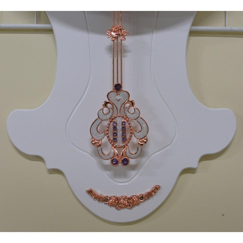 振り子時計 キラキラゴージャスな壁掛け時計：7021wh オープン記念