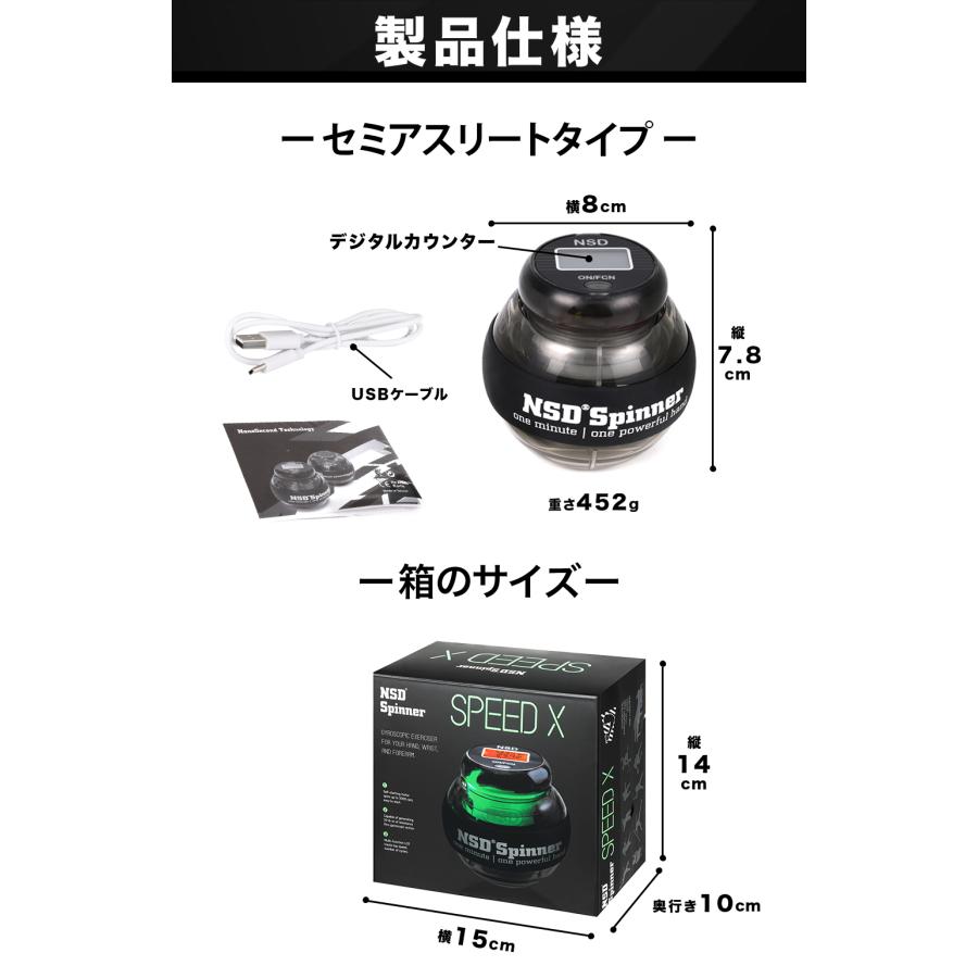 自動回転スタートモデル セミアスリートタイプ 握力 器具 手首 筋肉 筋