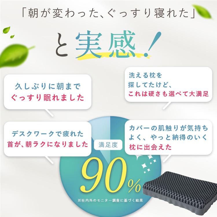 医師推薦】ダイヤモンド格子 三層構造 快眠枕 NEMURITTA 高通気 首肩を