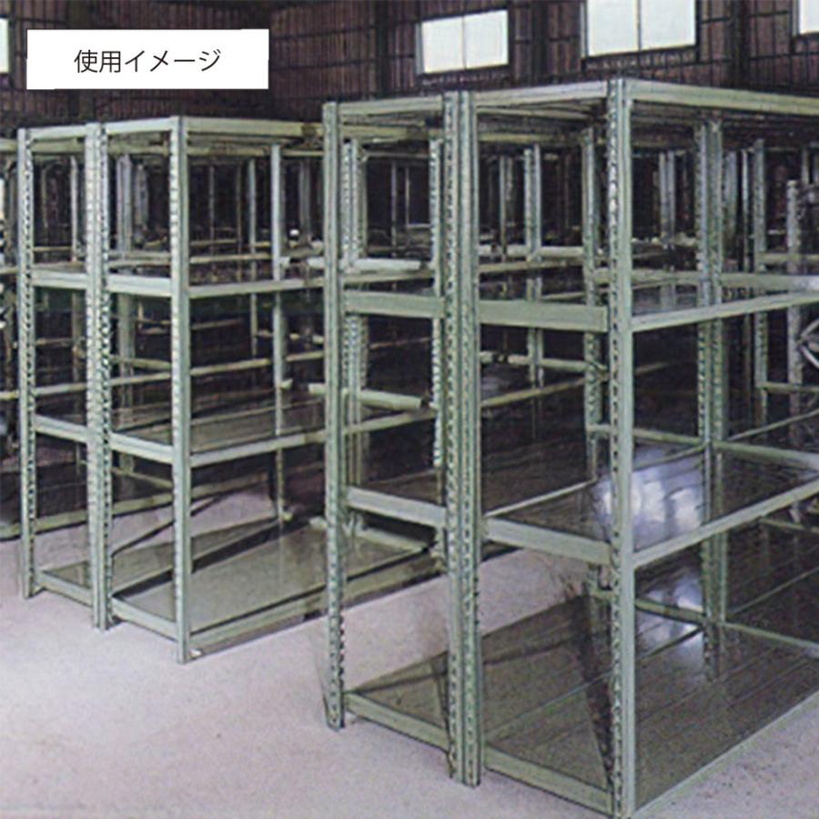 5段軽量スチールラック NBタイプ H1500 W900 D600 単立タイプ 工場