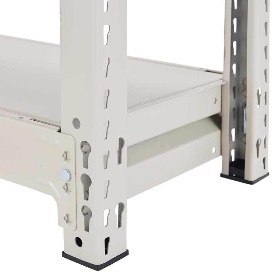 5段中軽量スチールラック 単立タイプ H1800 W1200 D450 工場 物流 作業