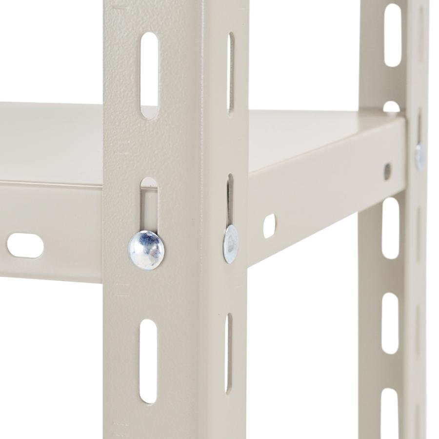 5段軽量スチールラック H1800 W1200 D300 工場 物流 作業現場