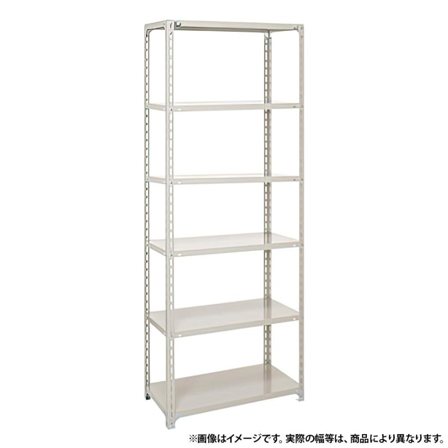 6段軽量スチールラック H2100 W875 D450 工場 物流 作業現場用品 大型 