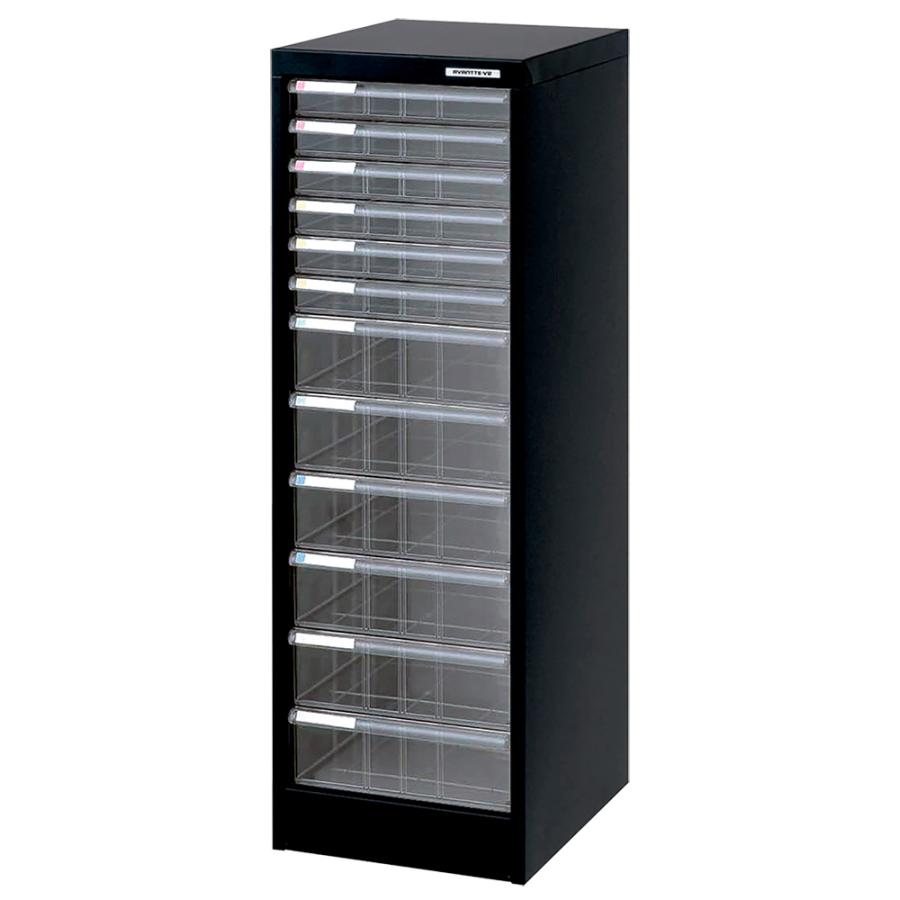 ナカバヤシ A4フロアケース 浅6・深6段 W277 D336 H880 単列ケース A4