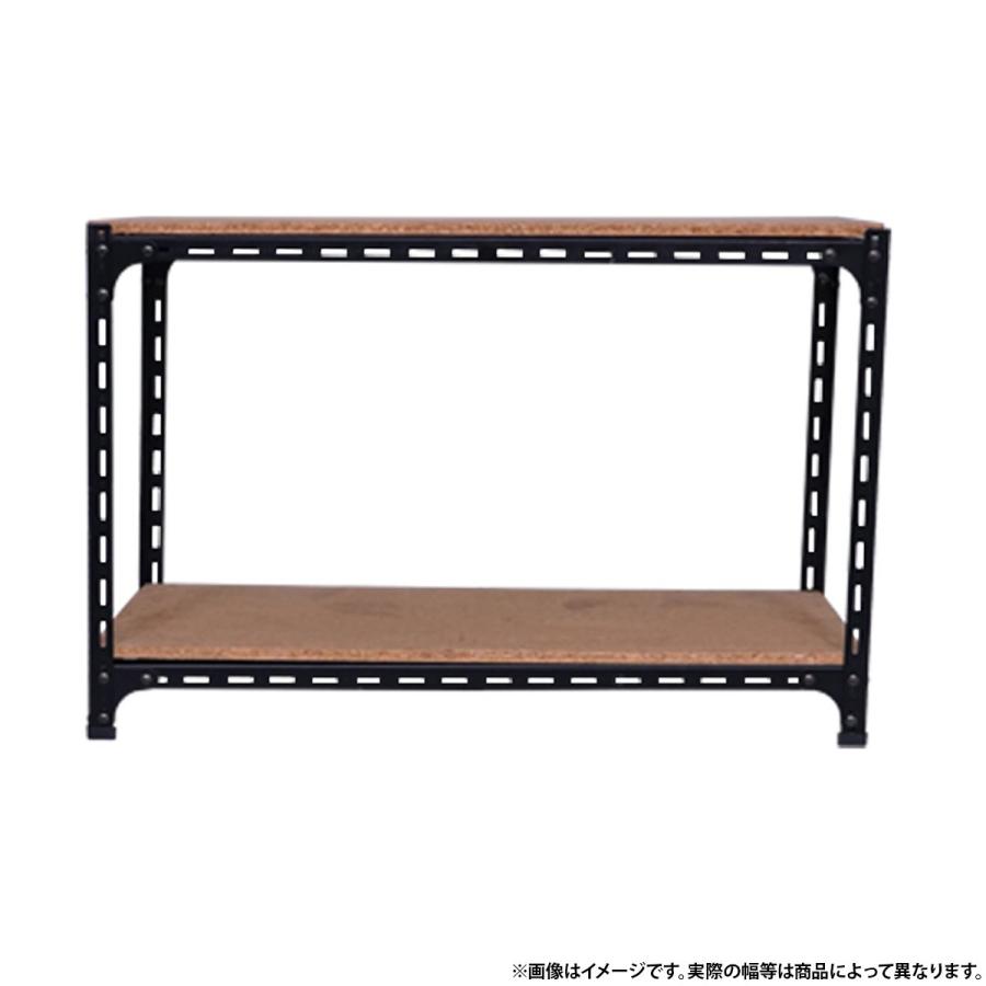 国内メーカー品 2段アングル棚 H450 W1800 D600 オープンラック スチールラック 耐荷重70kg 可動棚 スチームフレーム 代引不可 法人宛限定 AG0418062の画像