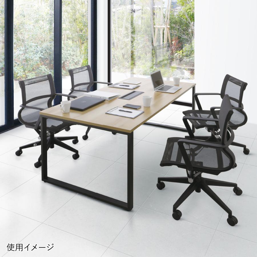 レビュー特典有 ALetto アレット ミーティングテーブル W1800 D900 H720 会議用テーブル 会議机 長机 コードホール・アジャスター付き 法人宛限定 ALT-1890の画像