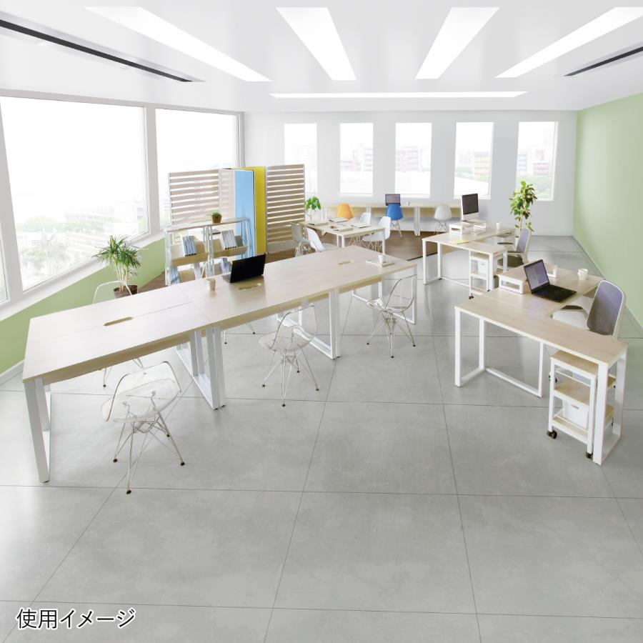 レビュー特典有 ALetto アレット ミーティングテーブル W1800 D900 H720 会議用テーブル 会議机 長机 コードホール・アジャスター付き 法人宛限定 ALT-1890の画像