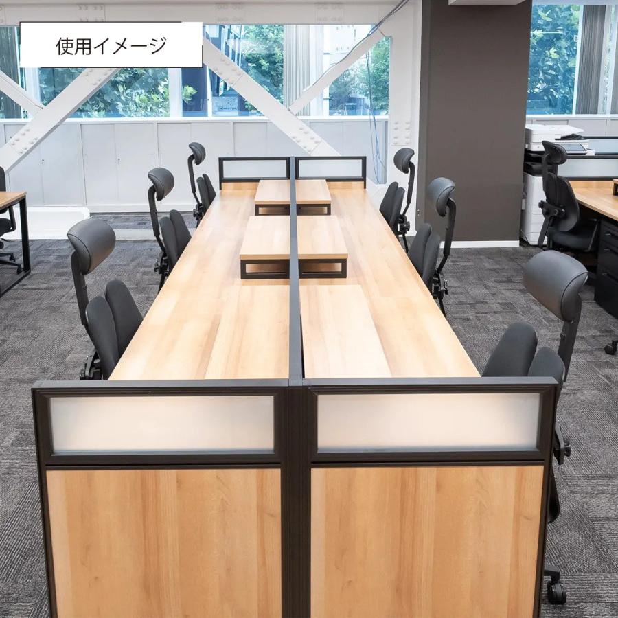 ALetto アレット 6人用グループデスクセット W3064 D1232 H1000 平机 PCデスク パネル パーテーション 間仕切り 事務机  法人宛限定 ALT-GP6SETの画像