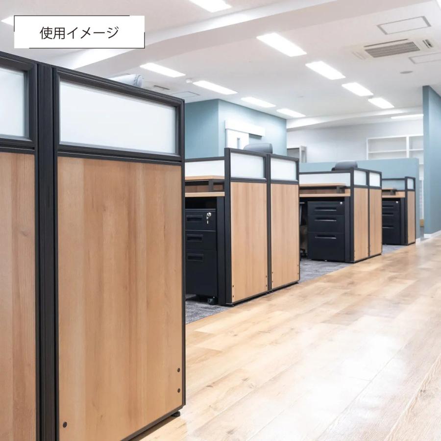 ALetto アレット 6人用グループデスクセット W3064 D1232 H1000 平机 PCデスク パネル パーテーション 間仕切り 事務机  法人宛限定 ALT-GP6SETの画像