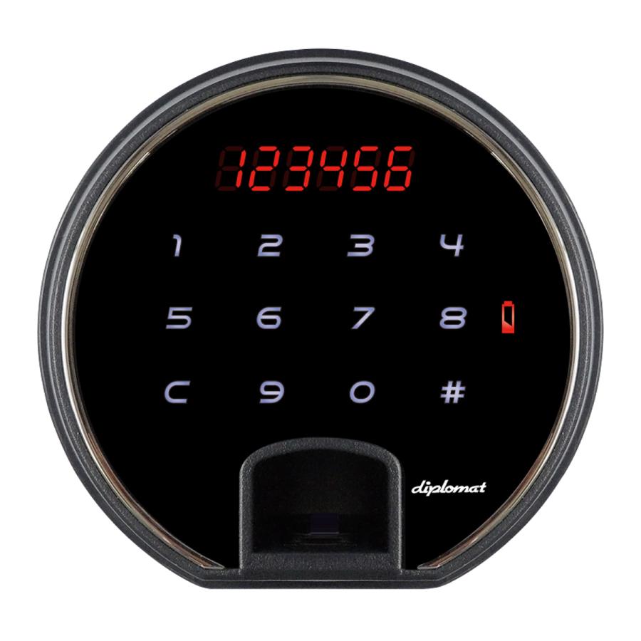 タッチパネル＋指紋認証式 プレミアム耐火金庫 BEYOND 36L W404 D495 H522 金庫 保管庫 鍵付き モダン 選べる3カラー 代引不可 法人宛限定 DM-BY500の画像