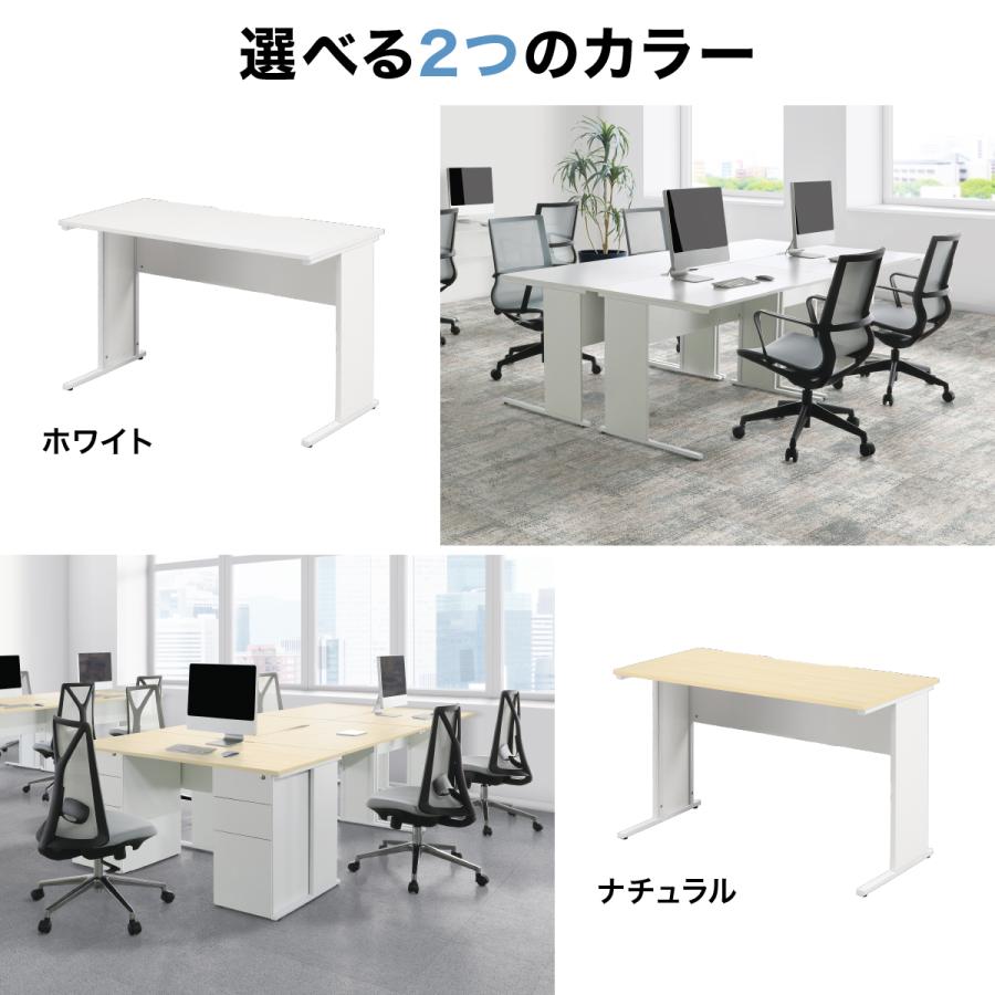 レビュー特典有 エコノミーデスク W1000 D600 H720 平机 シンプルデスク 傷や汚れに強い 作業デスク PC机 パソコンデスク 事務用机 法人宛限定 ECD-1006の画像