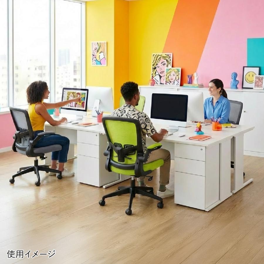 レビュー特典有 エコノミーデスク W1000 D600 H720 平机 シンプルデスク 傷や汚れに強い 作業デスク PC机 パソコンデスク 事務用机 法人宛限定 ECD-1006の画像