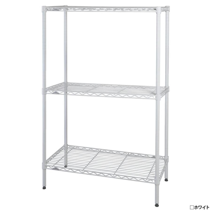 ERECTA ホームエレクター ホワイト スチールメタルラック 3段 ERECTA ホームエレクター ホワイト スチールメタルラック 3段 【公式通販】