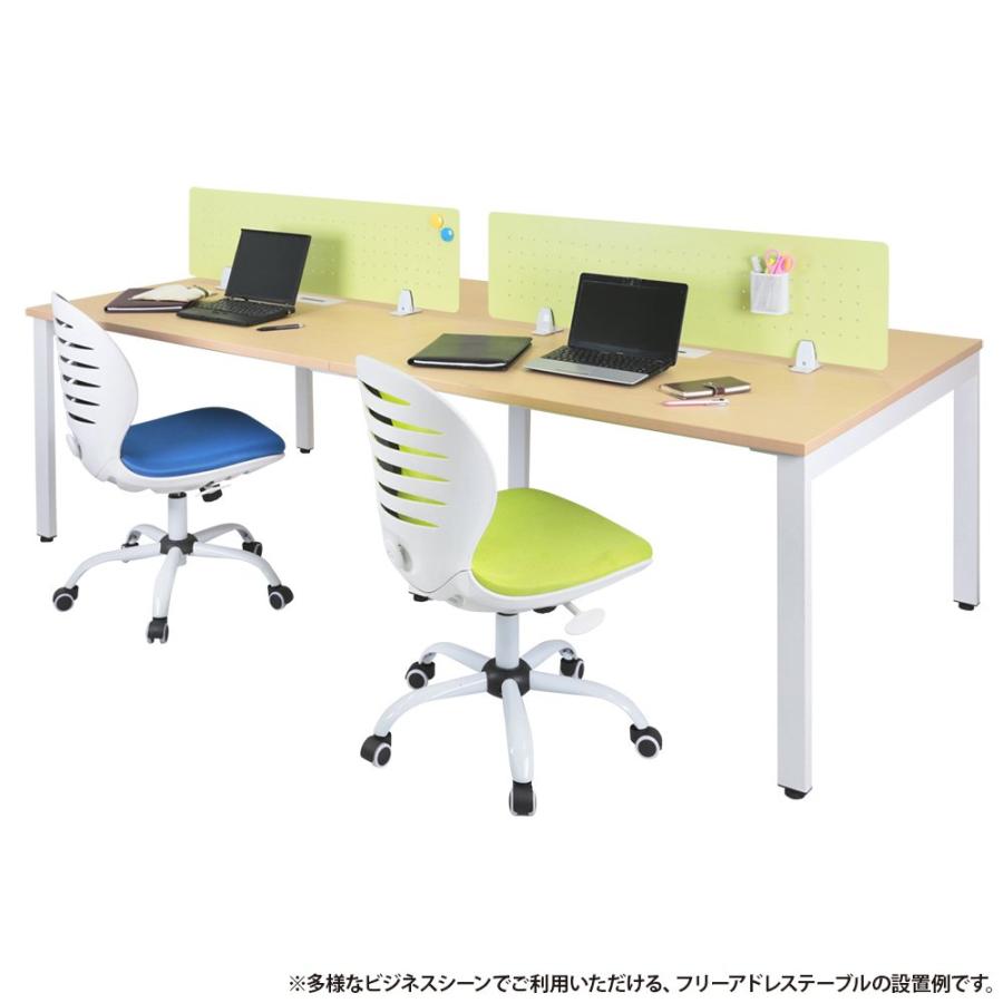 フリーアドレステーブル デスク 4~6人用 会議用 ミーティング用 カグクロ