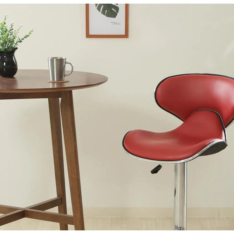 不二貿易（Fuji Boeki） シェル カウンターチェア 背もたれ付き