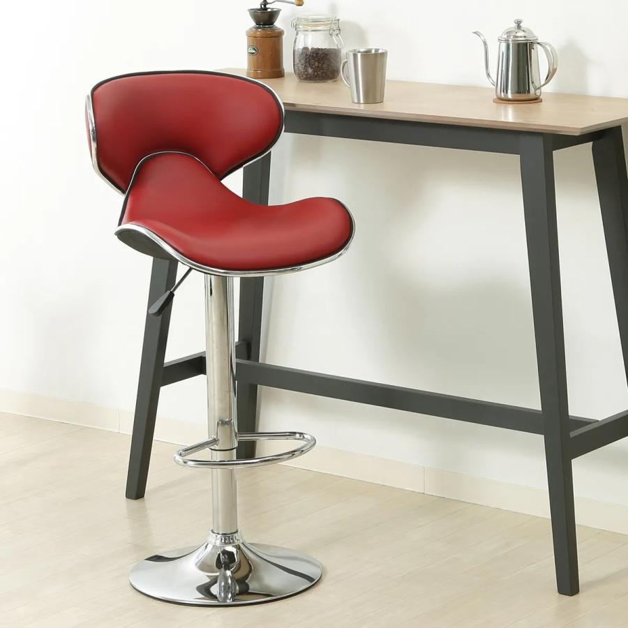 不二貿易（Fuji Boeki） シェル カウンターチェア 背もたれ付き