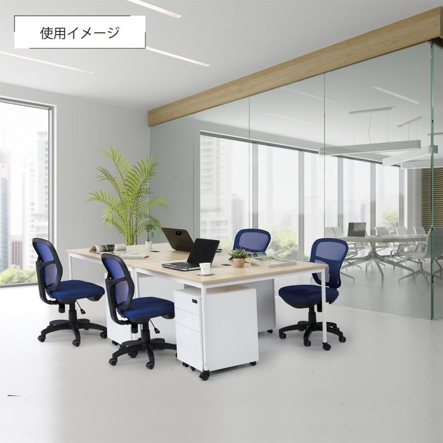 藤沢工業 メッシュチェアCF2M W470 D586 H873-963 肘無し オフィス 