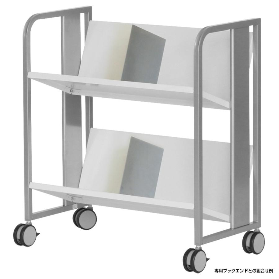重量物対応 2段 ファイルワゴン W720 D405 H767 ブックワゴン ワゴン ファイルラック 大型キャスター オフホワイト 代引不可  法人宛限定 HY-005MH10-1 : オフィス家具のカグクロ - 通販 - Yahoo!ショッピング