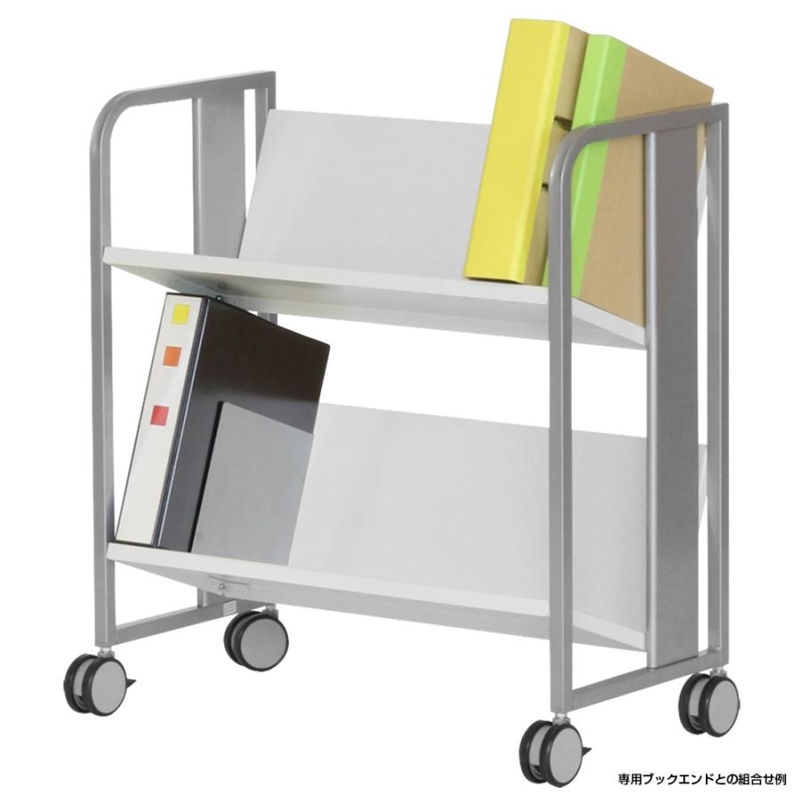 重量物対応 2段 ファイルワゴン W720 D405 H767 ブックワゴン ワゴン ファイルラック 大型キャスター オフホワイト 代引不可  法人宛限定 HY-005MH10-1 : オフィス家具のカグクロ - 通販 - Yahoo!ショッピング