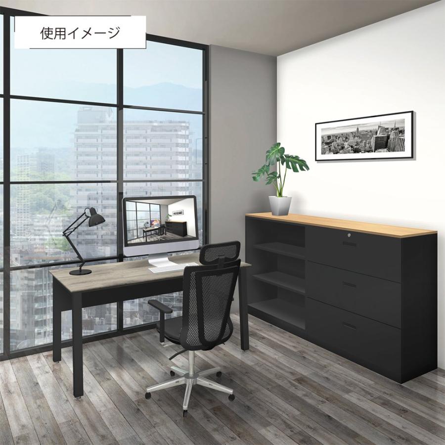 片面デスク MUEシリーズ 基本セット W1400 D700 H720 フリーアドレスデスク PCデスク 会議テーブル 増連連結可能 平机 代引不可 法人宛限定 IK-MUEB1407の画像