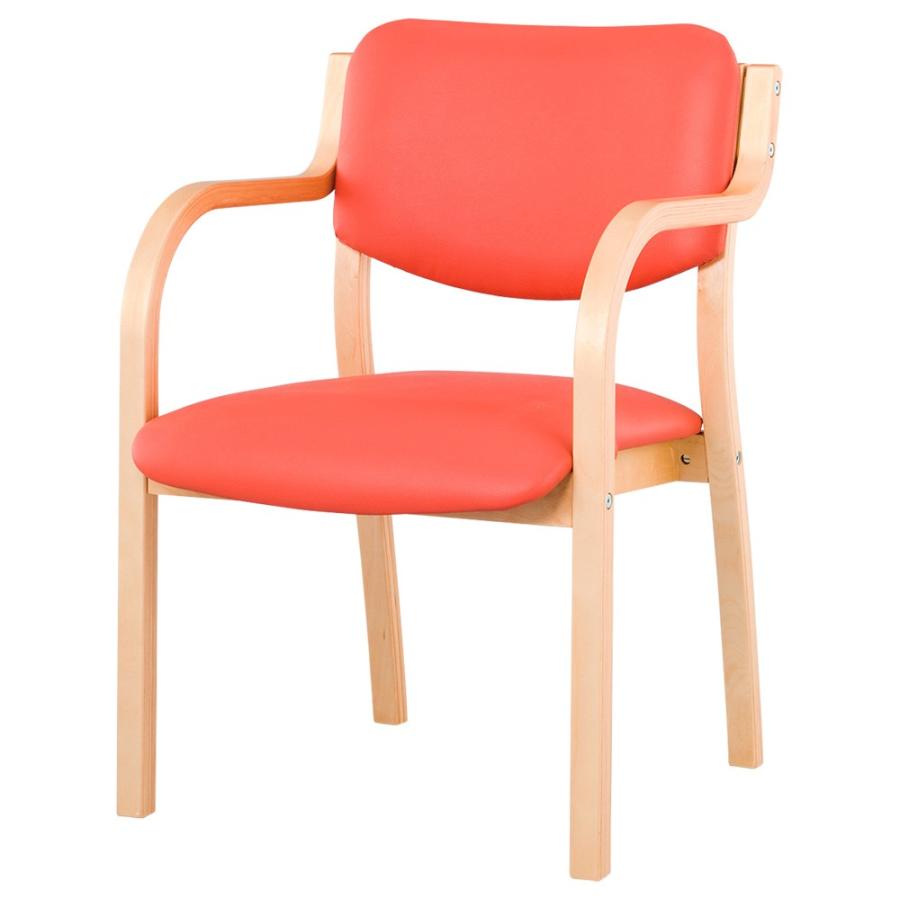 オレンジ IRIS リーズチェア ダイニングチェア 介護家具 福祉 グリーン