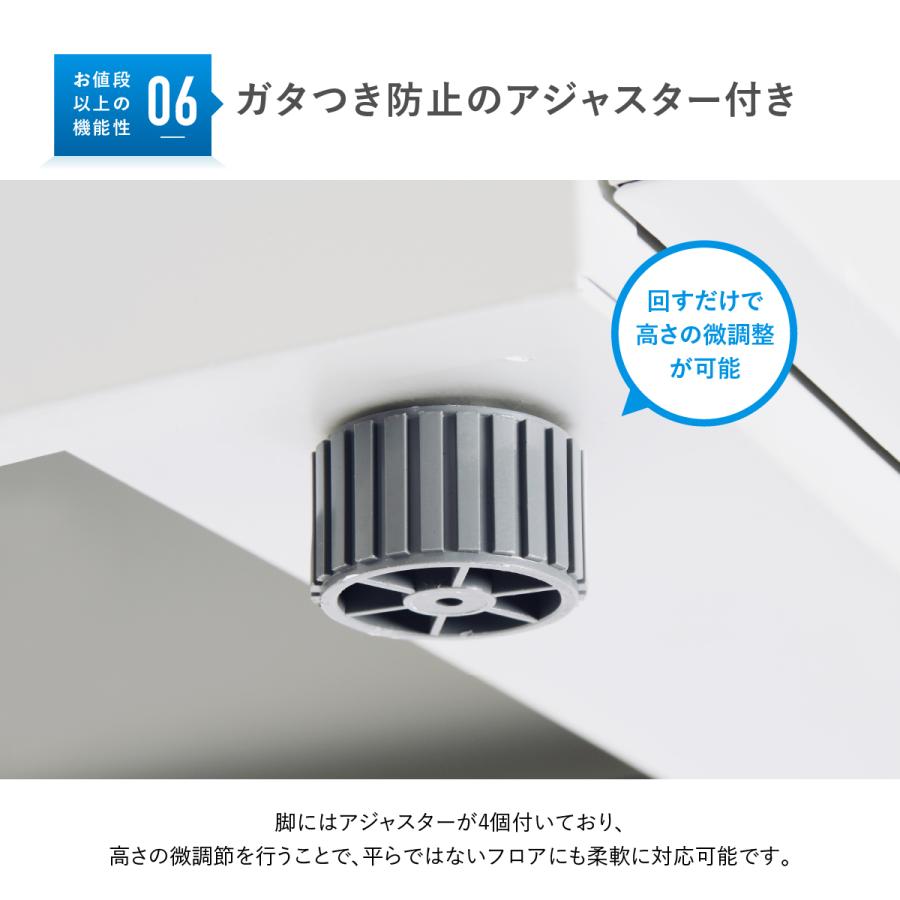 スチール3段脇机 W400 D700 H700 サイドキャビネット 袖机 サイドデスク サイドキャビネット 脇デスク デスクサイド ニューグレー 法人宛限定 KD-047-3の画像