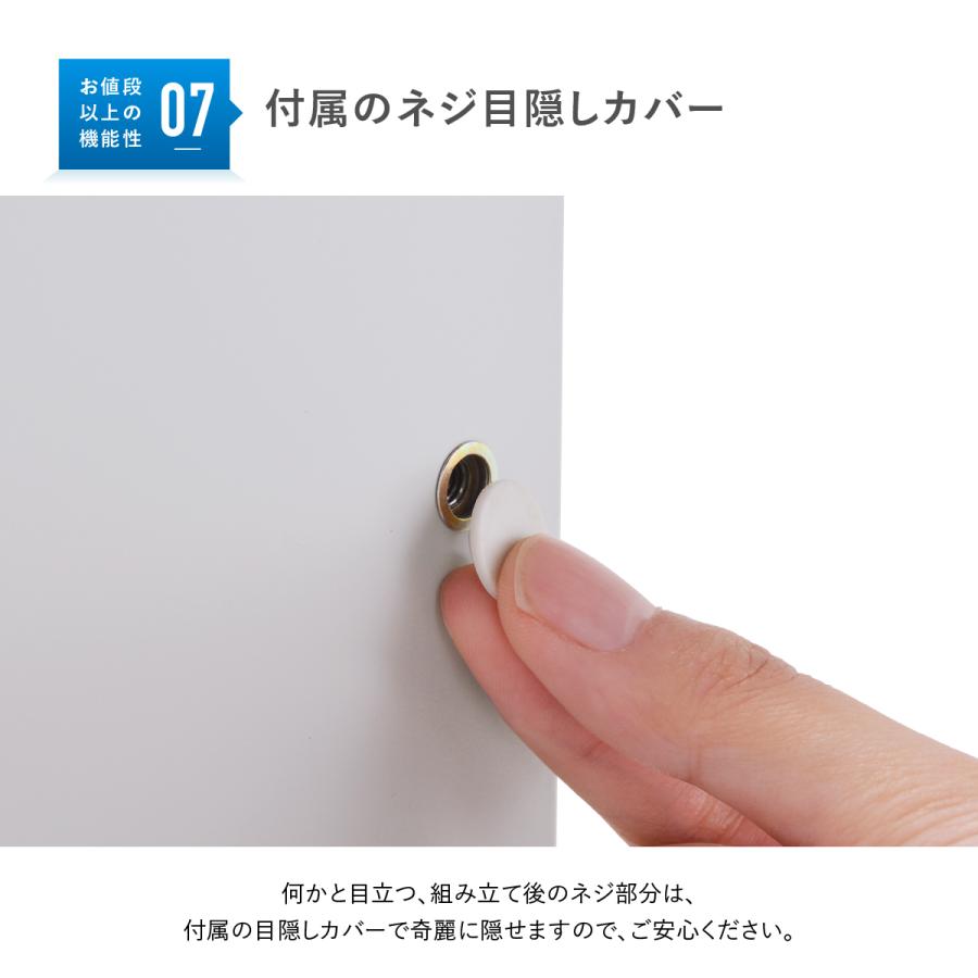 スチール3段脇机 W400 D700 H700 サイドキャビネット 袖机 サイドデスク サイドキャビネット 脇デスク デスクサイド ニューグレー 法人宛限定 KD-047-3の画像