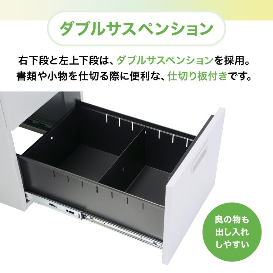 カグクロ 事務用両袖机 W1400 オフィスデスク 事務机 両袖机 事務