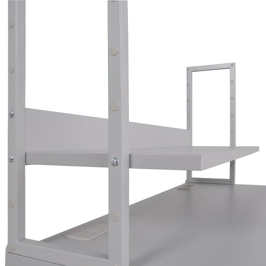 カグクロ デスク用上棚・机上ラック W1355 D295 H486 デスク用上棚