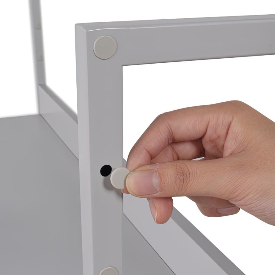 カグクロ デスク用上棚・机上ラック W1355 D295 H486 デスク用上棚