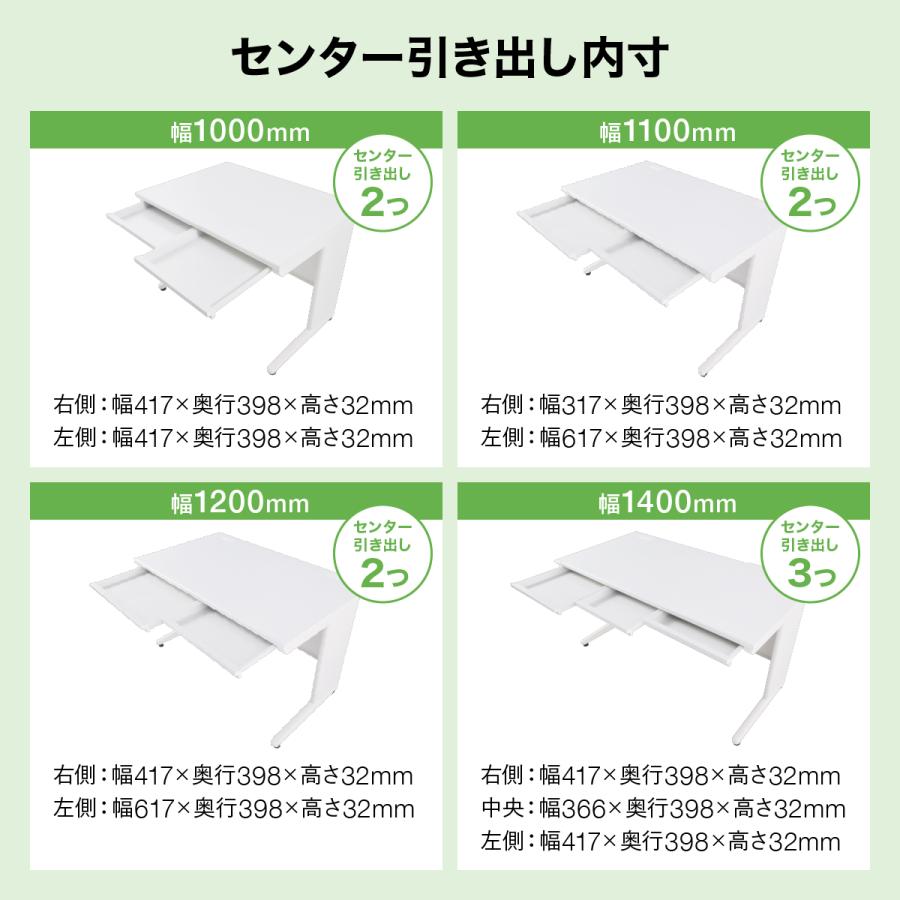 カグクロ 事務用平机 W1400 D700 H700 オフィスデスク 事務机 平机