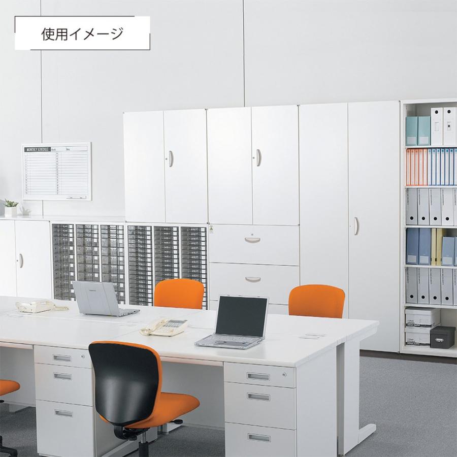 オープン書庫 KW45シリーズ W900 D450 H1800 スチール書庫 スチール書棚 オフィス書庫 オフィス書棚 システム収納庫 代引不可 法人宛限定 KW45-21K_4