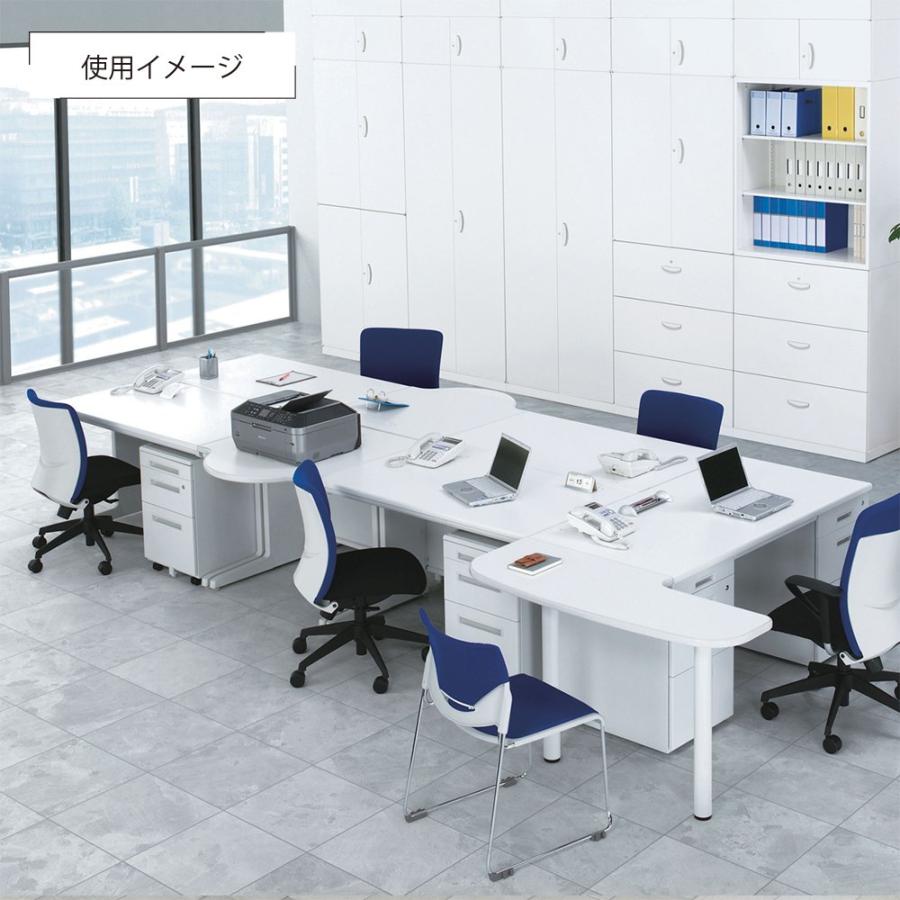 オープン書庫 KW45シリーズ W900 D450 H1800 スチール書庫 スチール書棚 オフィス書庫 オフィス書棚 システム収納庫 代引不可 法人宛限定 KW45-21K_5