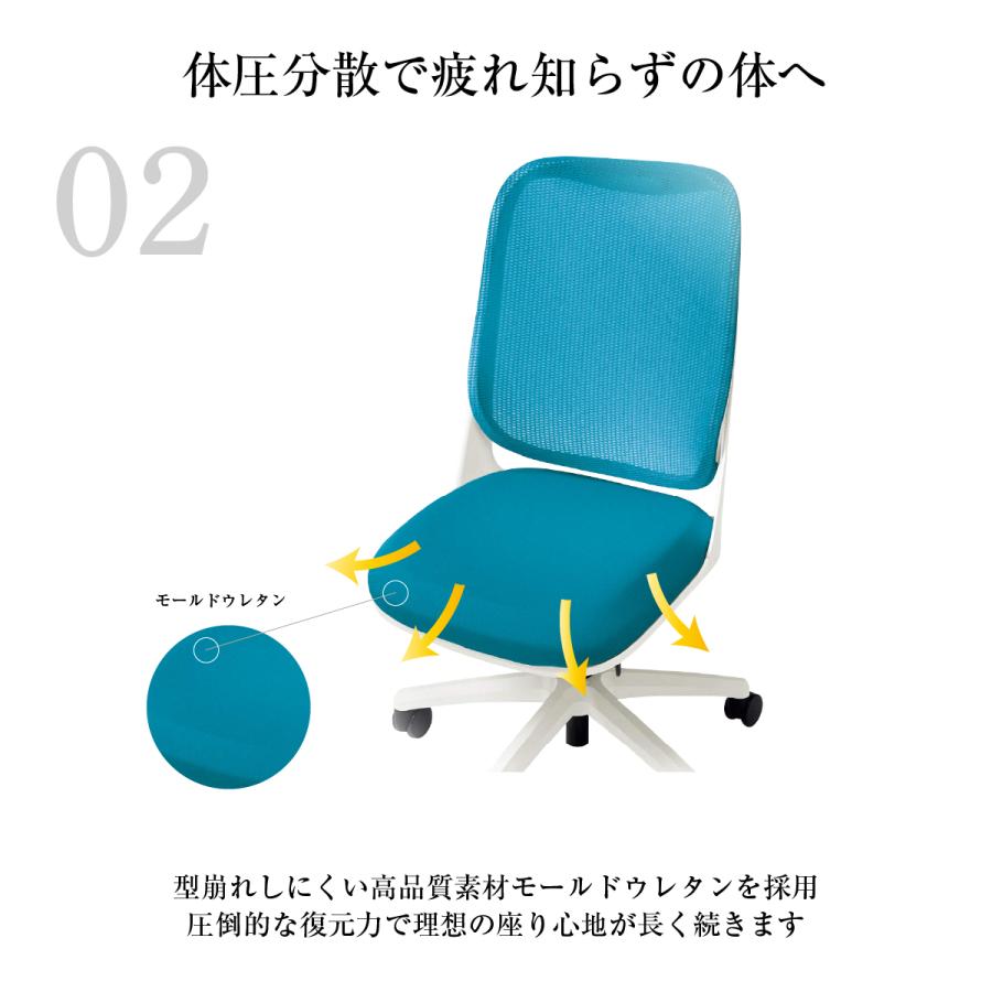ライド 固定肘付き W600 D530-625 H910-1050 オフィスチェア 事務椅子 デスクチェア メッシュチェア 代引不可 テレワーク応援 LO-RI79-A 個人宅配送費込Bの画像