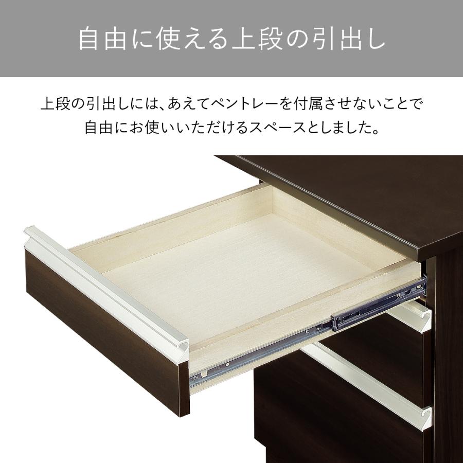 エクティー 国産役員用両袖デスク W1800 D750 H714 大川家具 日本製 机 事務机 ダークブラウン マーブルホワイト 代引不可 テレワーク応援 個人宅配送費込B｜kagukuro｜11