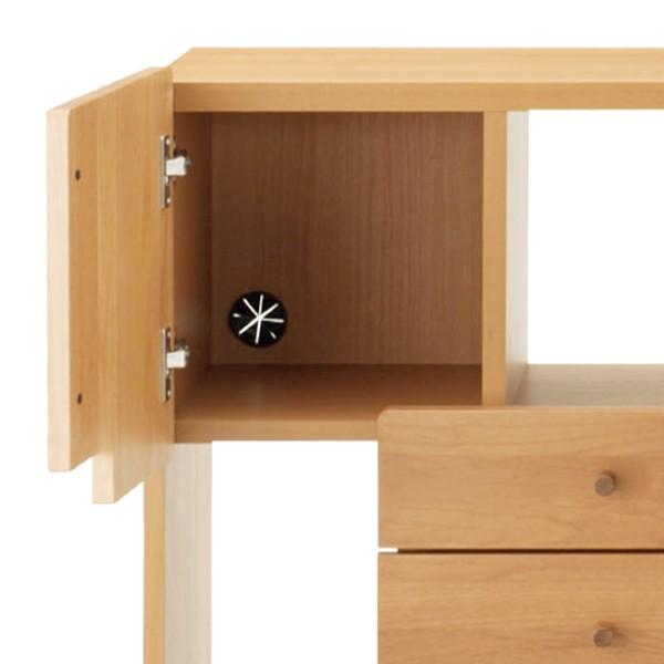 大川家具☆オスロ サイドボード ワイドタイプ（W1150×D320×H840）☆ カグクロ オスロ サイドボード ワイドタイプ W1150 D320 H840