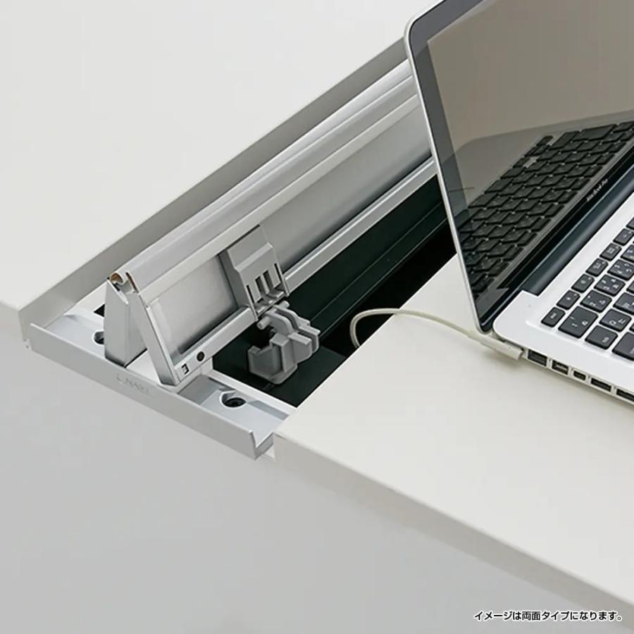 国内メーカー品 モルノート ベンチデスク 指紋レス片面タイプ 連結型 W1800 D715 H720 会議机 長机 フリーアドレス 受注生産 代引不可 法人宛限定 NA-MF1807-R_5