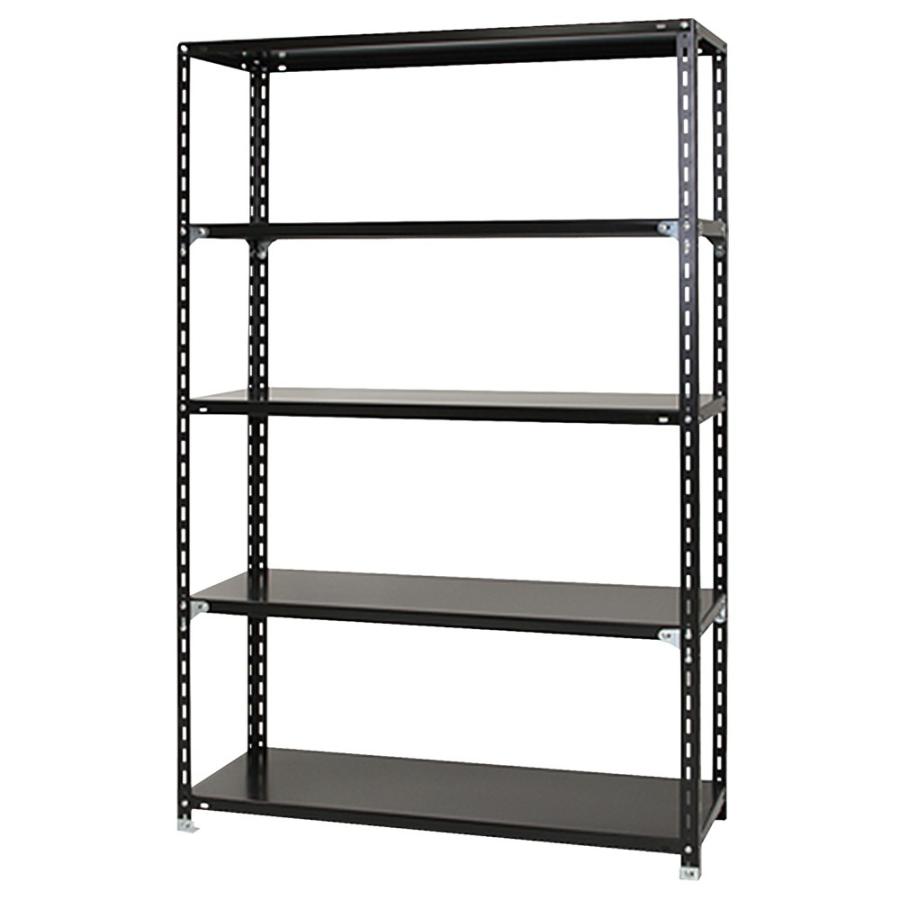 5段軽量スチールラック NCシリーズ W1200 D450 H1800 オープンタイプ