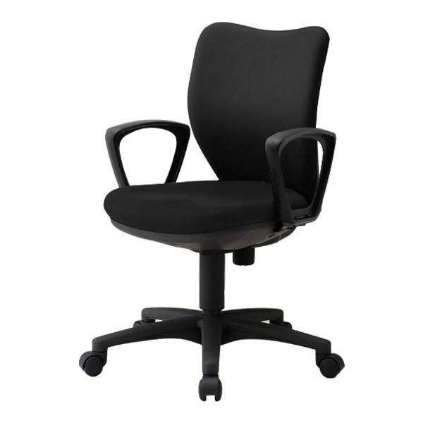 アイリスチトセ ビジネスチェアNOF 肘付き W585 D560 H830-930