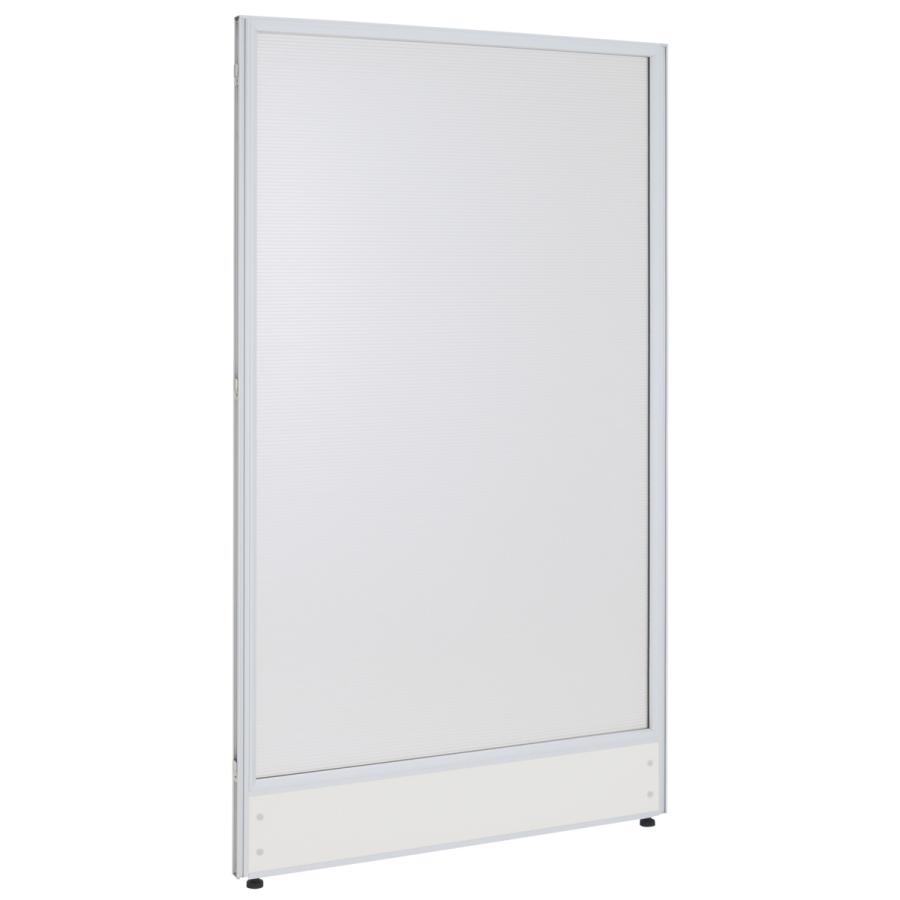 2連脚付パーテーション 半透明 ポリカーボ W1800（900+900） H1600