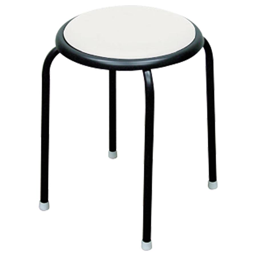 ルネセイコウ サークルチェア W320 D320 H440 丸型パイプ椅子 耐