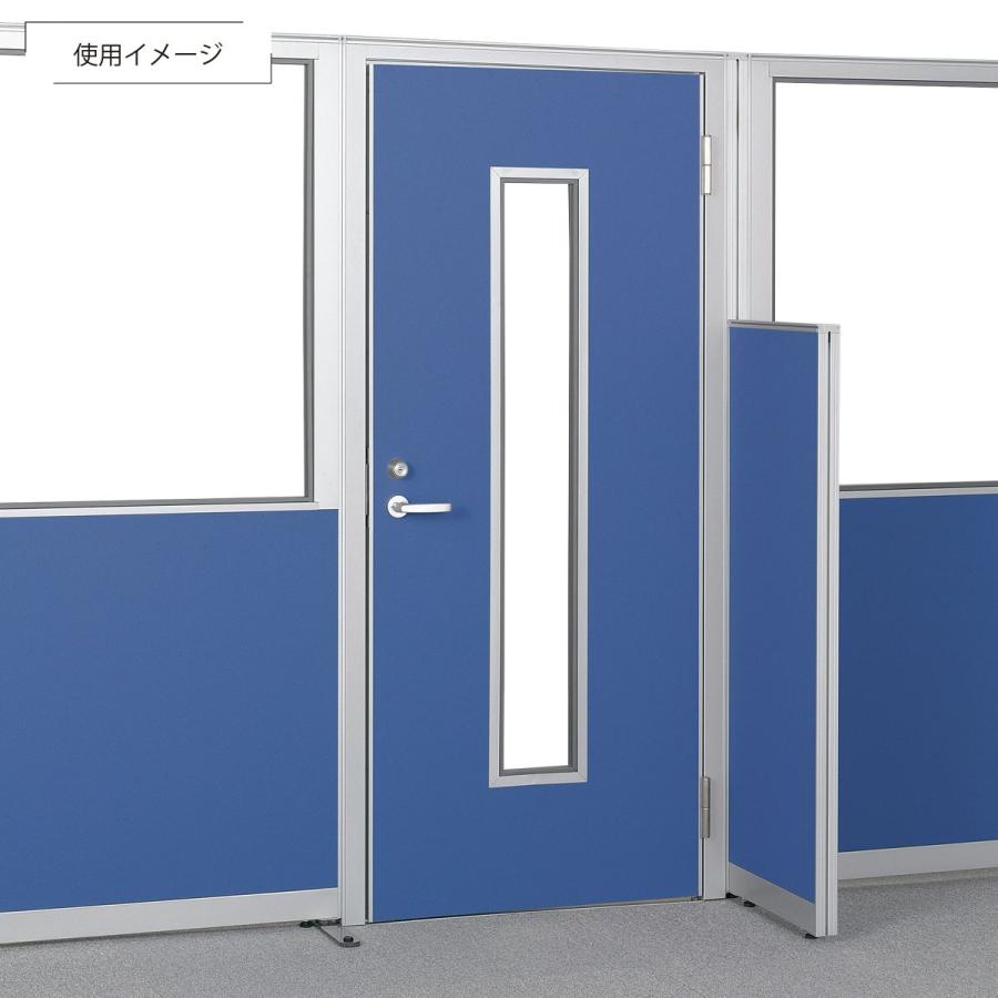 生興 布張りローパーテーション LPXシリーズ 片開きドア 窓付き 生興 布張りローパーテーション LPXシリーズ 片開きドア 窓付き