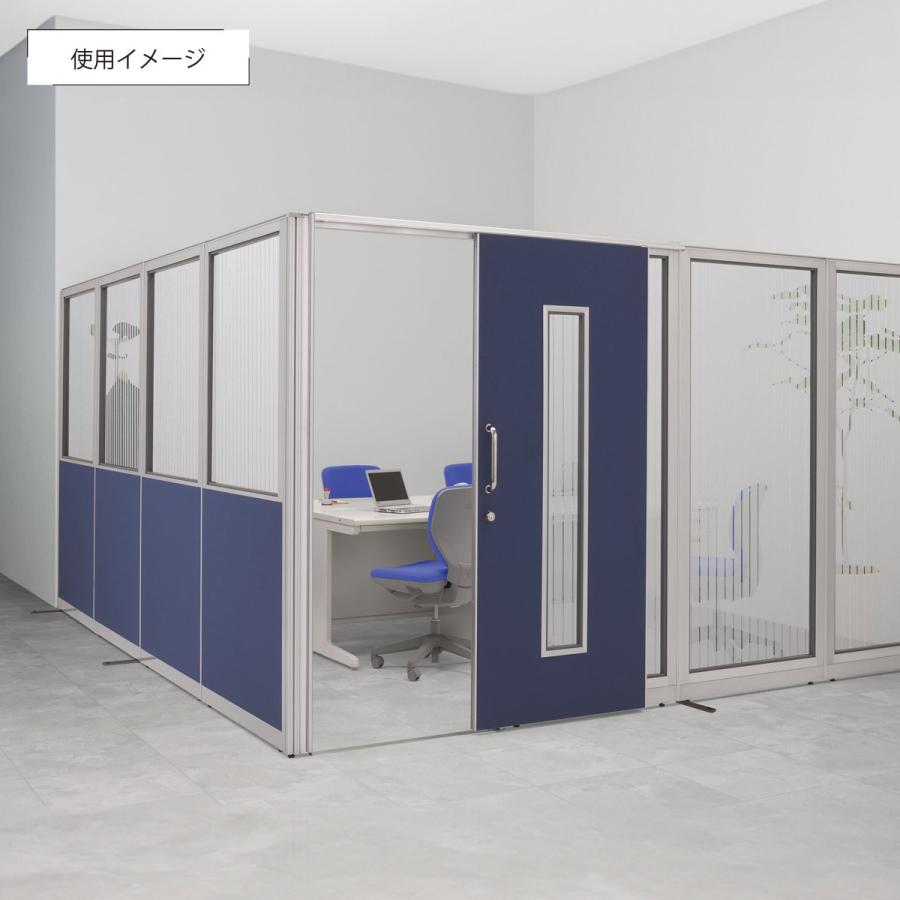 生興 布張りローパーテーション LPXシリーズ 片開きドア 窓付き 生興 布張りローパーテーション LPXシリーズ 片開きドア 窓付き