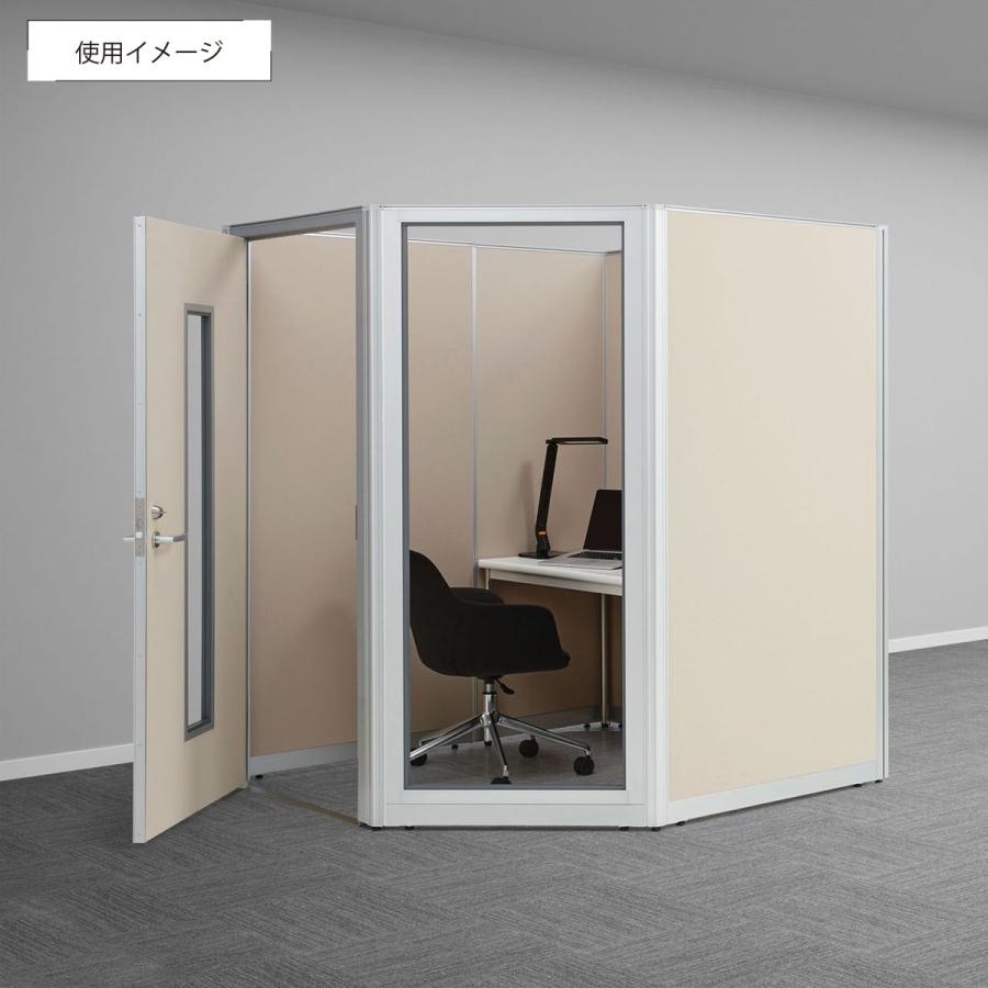 生興 布張りローパーテーション LPXシリーズ 片開きドア 窓付き 生興 布張りローパーテーション LPXシリーズ 片開きドア 窓付き