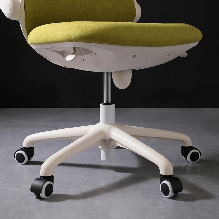 イエロースチールキャスター付きチェア 楽天市場】オフィス チェア おしゃれ デスクチェア 椅子 キャスター